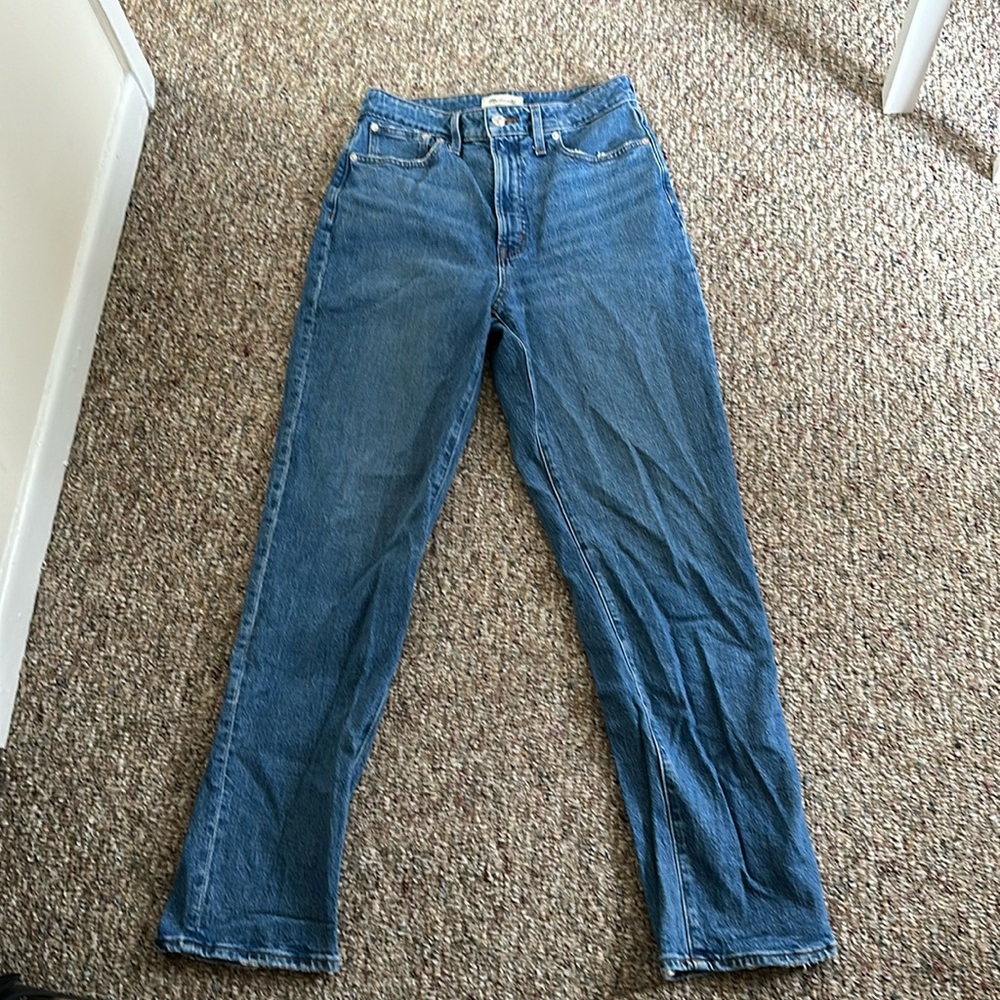 Madewell curvy perfect vintage straight jeans